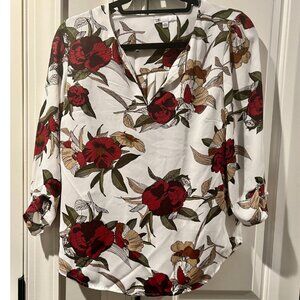 DR2 Floral Blouse - Petite Small